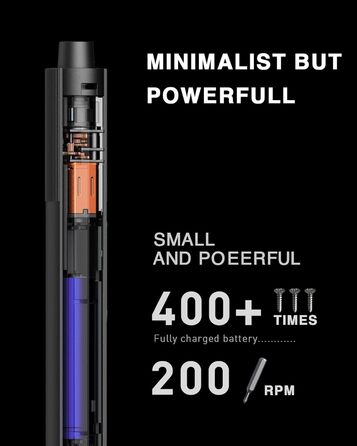 Акумуляторна викрутка Xiaomi Mi Precision Screwdriver – Електрична викрутка з набором біт