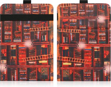 Чохол для Kindle/Kobo/Tolino/Pocketbook/Sony 6-дюймовий eReader, Folio Stand, Library