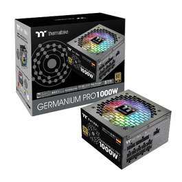 Блок живлення Thermaltake Hamburg Germanium Pro 1000W, ATX 3.1, PCIe 5.1, 80Plus White, низький рівень шуму