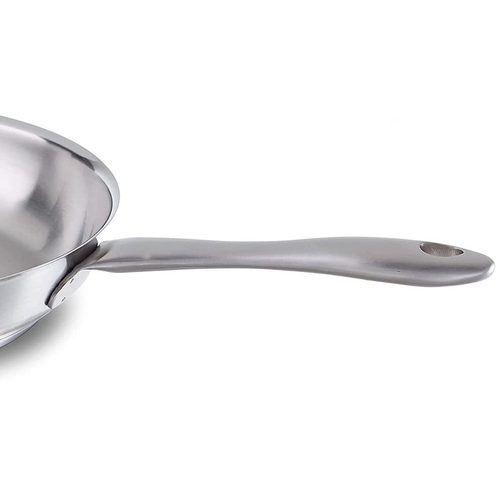 Набір сковорідок Fissler Catania з нержавіючої сталі 24 см (без покриття) та Cenit з антипригарним покриттям 28 см, для індукції