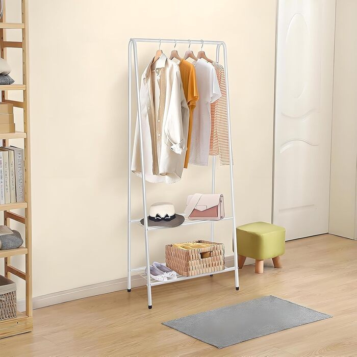 Легкий стійкий вішак для одягу на колесах - Clothes Rack
