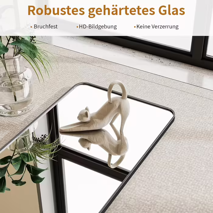 Koonmi Rounded Corner Full-Length Standing Mirror