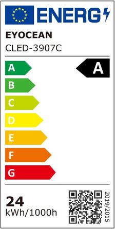 LED-лампа EYOCEAN для монітора з жестами та пультом, 24W, 80см, регульована яскравість, денне світло для офісу, читання, архітекторів, дизайнерів