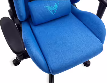 VALK Nyx - Fabric Gaming Chair, Gamer Chair (Breathable Soft Fabric, 160° Recline Angle, 2D Armrests, Ergonomic) Desk Chair, Office Chair (Sapphire Blue) Sapphire Blue Fabric
