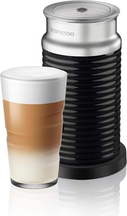 Nespresso Aeroccino 3 - електричний спінювач молока, чорний (120 мл піни, 240 мл гарячого молока)