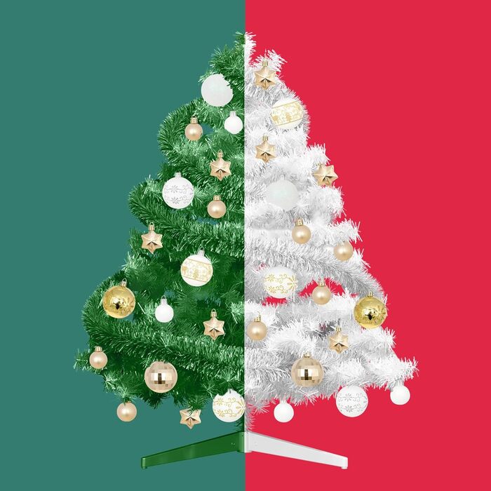Набір прикрас на ялинку Гаоюн, 44 шт. - ялинкові кулі для святкування Різдва з родиною та друзями