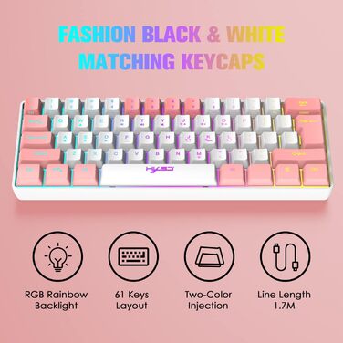 Ігрова комбо клавіатура та миша XINMENG з RGB підсвічуванням, мишка з 3600 DPI, Panda серія, для PS4/Windows/PC/Mac/Laptop