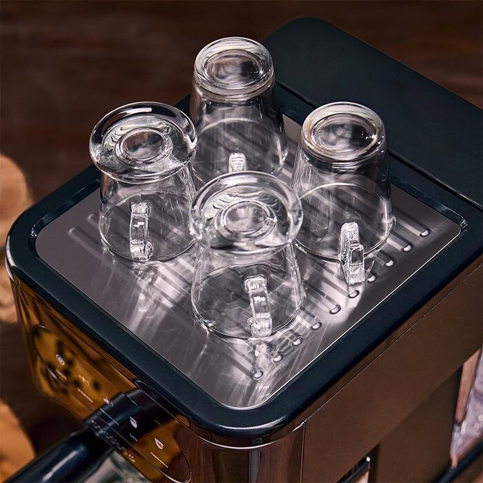 Кавомашина Cecotec Power Espresso 20 ColdBrew Latte Fresh: 1350W, 20 Бар, ColdBrew, Сенсорний екран, 1.5л резервуар, капучинатор, нержавіюча сталь