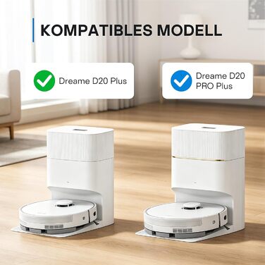 Комплект аксесуарів TriCut для роботів-пилососів Dreame L10s Ultra Gen 3 / L50 Ultra / X40 Ultra / L40 Ultra / X40 Master / Mova P50 Pro Ultra: 6 пилозбірників, 4 бічні щітки, 4 серветки для вологого прибирання, 4 фільтри, 1 основна щітка (D20)