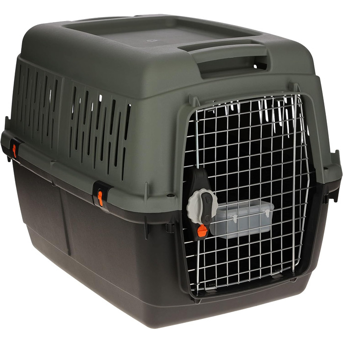 KERBL Eco Transport Box - Recycled Plastic Pet Carrier - 70x50x51.5cm