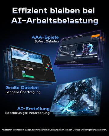 SSD Acer Predator GM7 1TB M.2 NVMe PCIe 4.0 - Швидкість до 7400 МБ/с - TLC NAND Flash - Внутрішній SSD для ПК, ноутбука та PS5