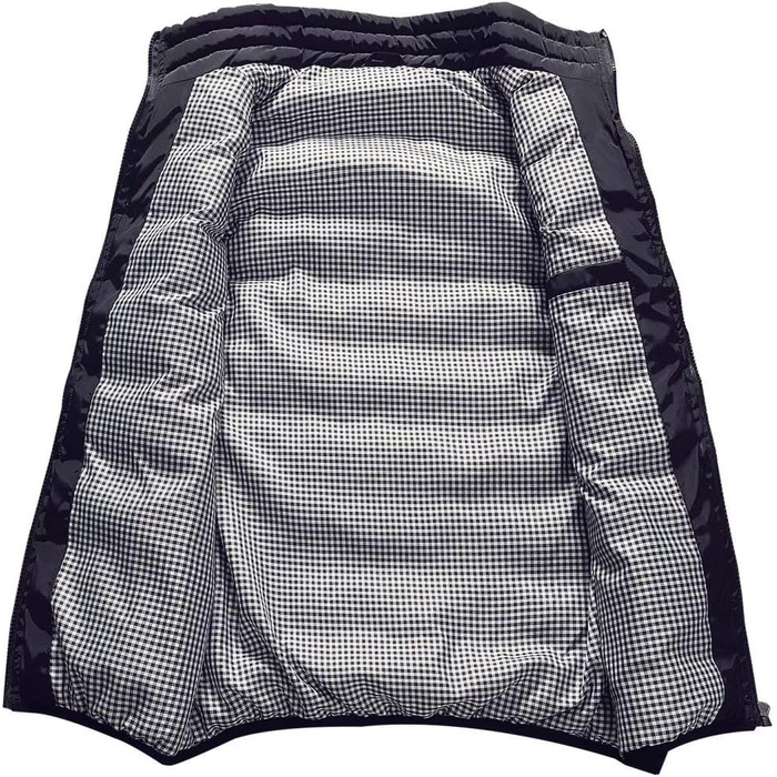 Чоловіча утеплена жилетка Vcansion для активного відпочинку, чорна