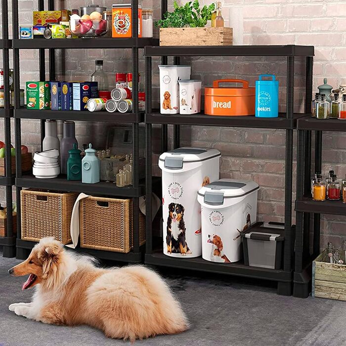 Контейнер для корму для собак Curver Love Pets 10 л – білий з собачим мотивом