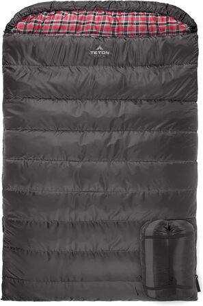 Сплячий мішок TETON Sports Celsius Regular, флісова підкладка, -18°C, 203 x 84 см (Сірий)