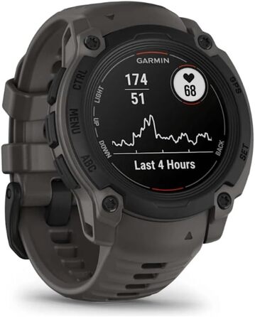 Розумний годинник Garmin Instinct 40мм – GPS, Multisport, Чорний. До 14 днів роботи від акумулятора, 60+ спортивних функцій