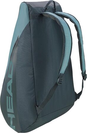 HEAD Tour Racquet Bag - Schwarz/Weiß (Cyan/Blau) - Tennis Bag for Players