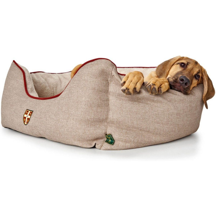 Диван-ліжко для собак HUNTER Hundesofa UNIVERSITY, бежевий, розмір M, знімний чохол, зручний дизайн