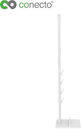 conecto SA-CC50879 Vacuum Cleaner Stand, Aluminum, White