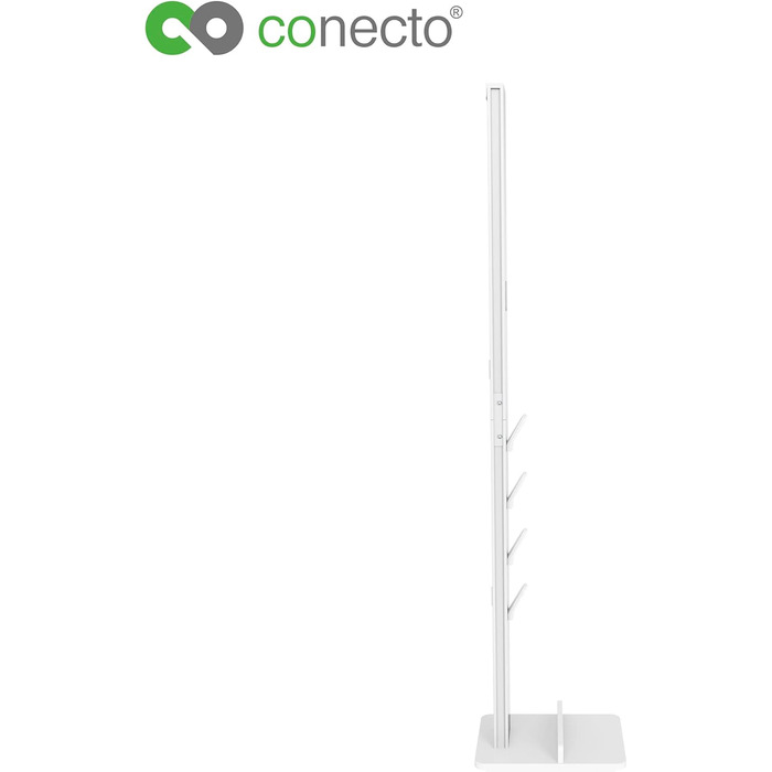 conecto SA-CC50879 Vacuum Cleaner Stand, Aluminum, White