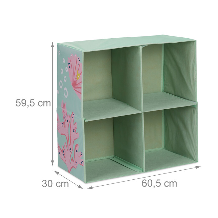 Relaxdays Children's Shelf with Boxes