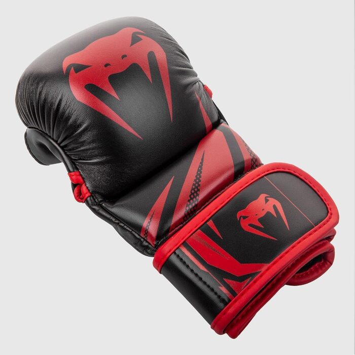 Рукавички для спарингу Handschue Challenger 3.0 (Чорний/Червоний, L-XL)