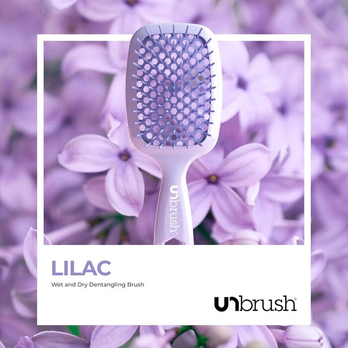 Щітка для волосся FHI Heat UNbrush – безболісне розчісування для всіх типів волосся, DuoFlex-щітинки, антистатична, з вентиляцією, блакитний колір