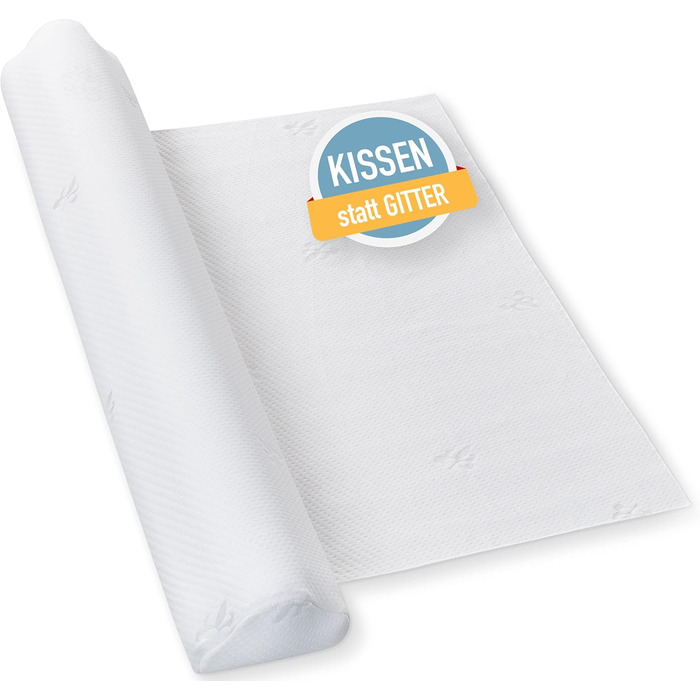 Надувне дитяче ліжко для подорожей - ліжко з захистом від падіння та вбудованим насосом - Портативне дитяче ліжко для подорожей з тканиною Oeko-Tex - Ідеально для кемпінгу, готелю та дому (1, 120 см)