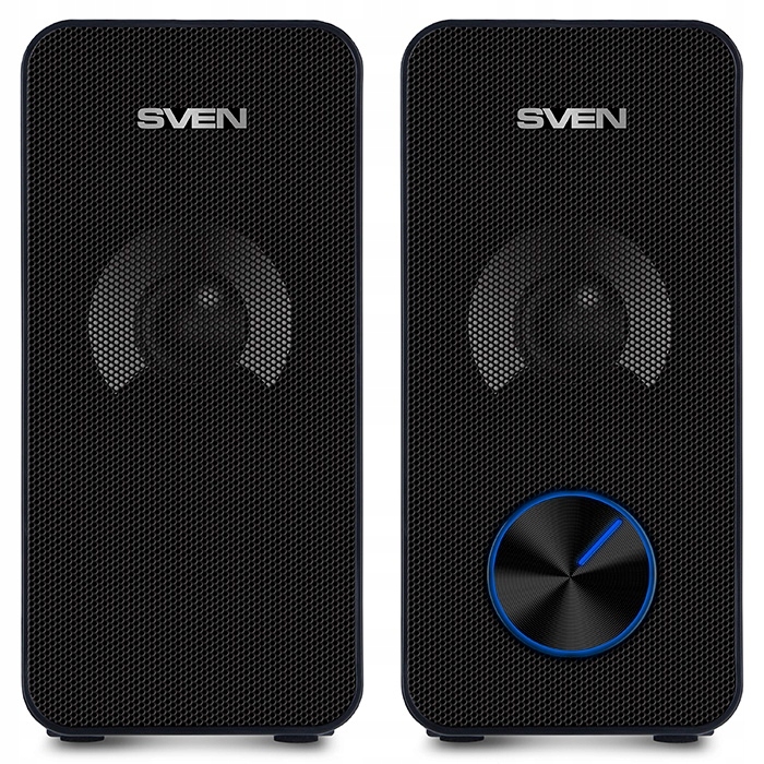 Комплект акустичних колонок 2.0 SVEN 335, 6 Вт, чорний