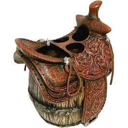 The Bridge Collection Western Saddle Toothbrush Holder – Country Style, Bathroom Decor for Locals, Country House, Cabin