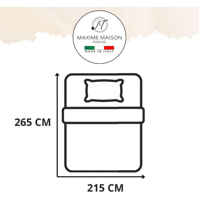 Плед для ліжка 240x260 см, двосторонній дизайн, осінь/весна (100 г/м²), стеганий, з м'якої мікрофібри, Made in Italy (білий)