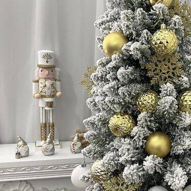 86 шт. прикраси для ялинки SY CRAFT: ялинкові кулі, сніжинки, подарункові пакети (золотий)