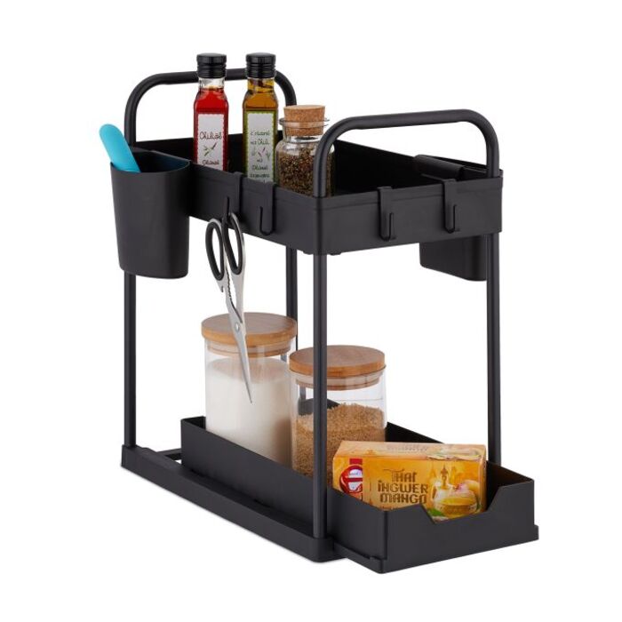 Relaxdays Extendable Under Sink Shelf