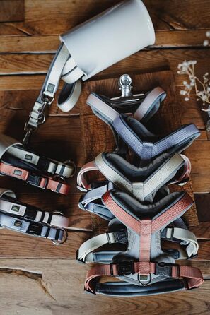 Нашийник для собак HUNTER Neopren Vario Plus, нейлон, неопрен, регульований, з поглинанням ударів, комфортний, розмір L/2,5