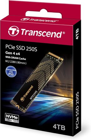 SSD Transcend B NVMe PCIe Gen4 x4 M.2 2280 – 4TB, високошвидкісний накопичувач