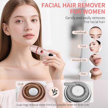 Електричний жіночий триммер Cozary 3-в-1: для бікіні, тіла, носа. Водонепроникний, з LCD-дисплеєм