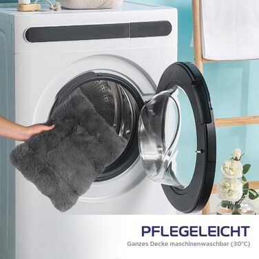 М'який килимок для собак Mora Pets: неслизький, для маленьких, середніх та великих собак, 76 x 48 см (XL: 107x71 см, темно-сірий)