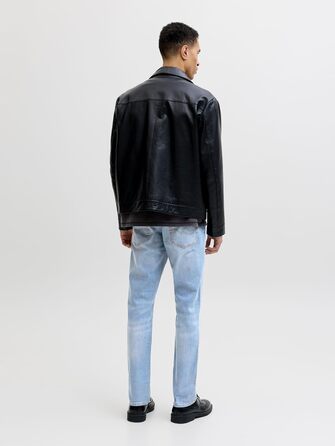 Джинси чоловічі JACK & JONES Slim Fit JJIGLENN Original SQ 330 NOOS сині, розмір 32W/32L