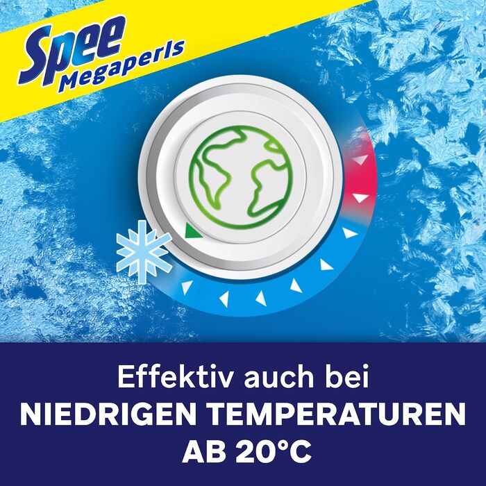 Пральний порошок для кольорових речей Spee Megaperls Color 3+1, свіжість, 1.14 кг (90 циклів прання)