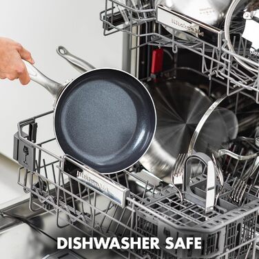 Набір посуду GreenPan TriClad з нержавіючої сталі, 10 предметів, з антипригарним покриттям, індукційний, без PFAS