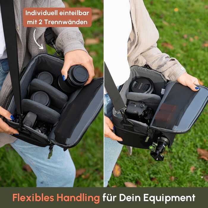 Водонепроникна сумка-чохол C-Rope для камери та фотообладнання, розмір M | Замість рюкзака