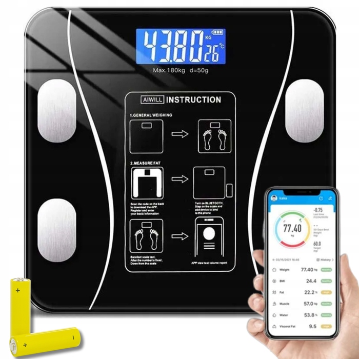 Ваги для ванної кімнати ArtPro Bluetooth 5.0