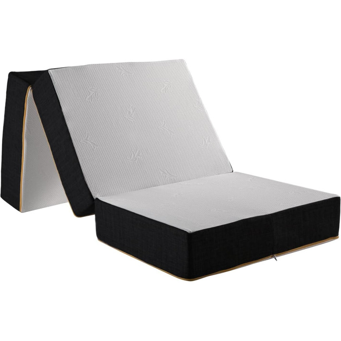 Складний ортопедичний матрац Comfy Line 100x200 см для кемпінгу, гостьова та дорожня матраци, футон з піни, складаний на підлогу