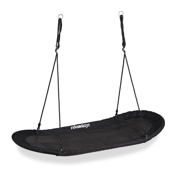 Relaxdays XXL Black Nest Swing