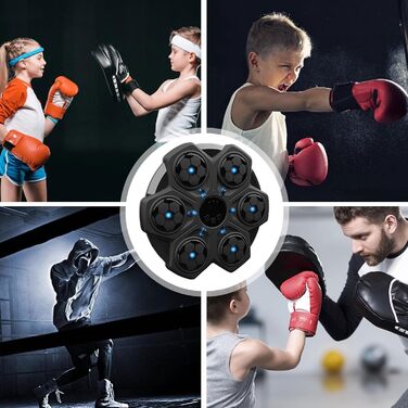 Музична боксерська машина Sunshine Smile - Liteboxer, Bluetooth, регулювання швидкості, настінна установка