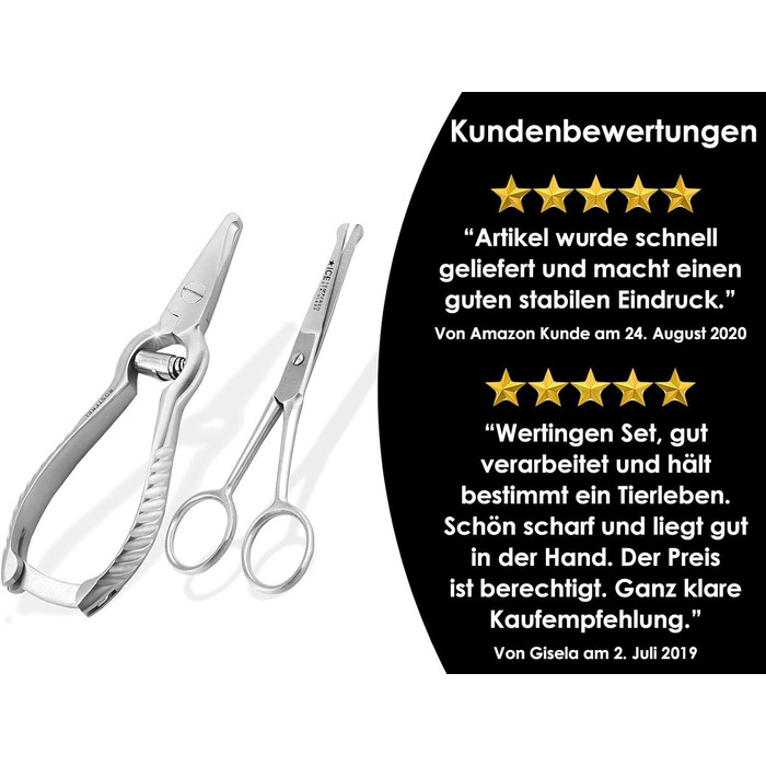 Набір інструментів для догляду за нігтями: кусачки, ножиці, 10 см, нержавіюча сталь