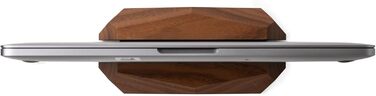 Oakwood Adjustable Wooden Laptop Stand - Desk Dock for MacBook Pro, MacBook Air, iPad - Walnut & Oak Wood, Handmade