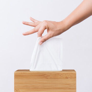 Relaxdays Cosmetic Tissue Box made of Bamboo
