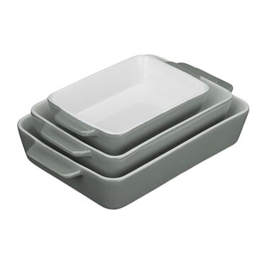 Relaxdays Set of 3 Casserole Dishes
