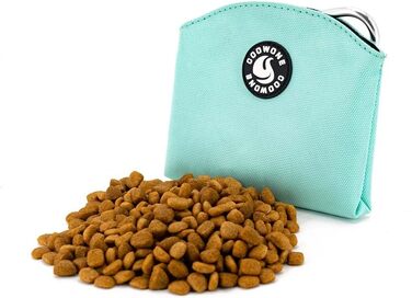 Сумка для ласощів для собак COOWONE, з магнітною застібкою, 900D Oxford, для дресирування та прогулянок (м'ятний колір)