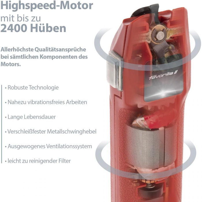 Електрична машинка для стрижки волосся Aesculap GT-104/Favorita II